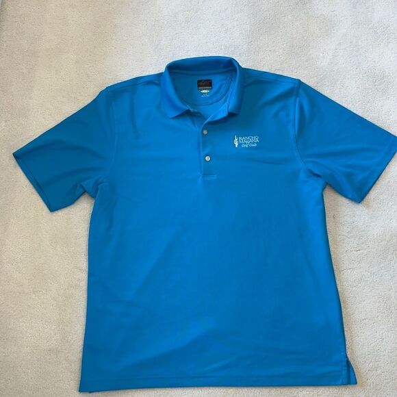 Ranch Manana Golf Club Men’s blue shirt by Greg Norman Size L💕💕 - Picture 1 of 6